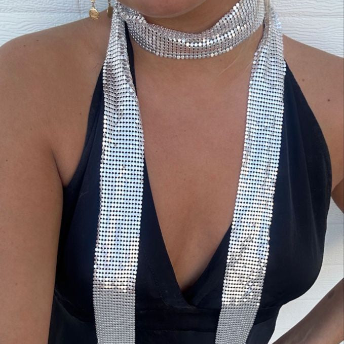 Corbata strass